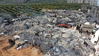 Esta vista aérea muestra a