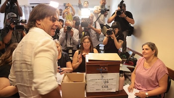Lacalle Pou votó en la