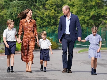 George, Charlotte y Louis también