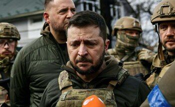 El presidente de Ucrania, Volodymyr
