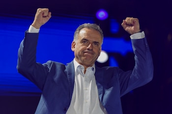 El candidato presidencial del izquierdista