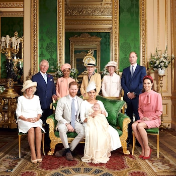 La foto oficial del bautismo