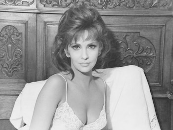 La actriz italiana Gina Lollobrigida
