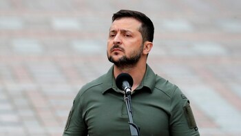 El presidente de Ucrania, Volodimir