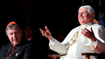 El papa Benedicto en 2013