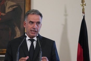 El presidente uruguayo Yamandú Orsi