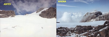 El deshielo del glaciar Ampay