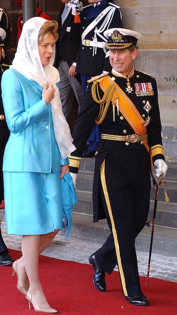 La reina Noor de Jordania,