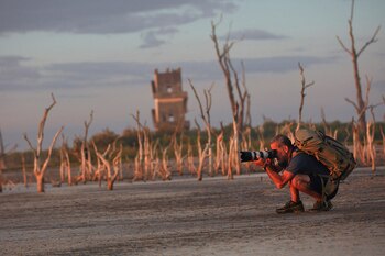 El fotógrafo Gustavo Cherro al