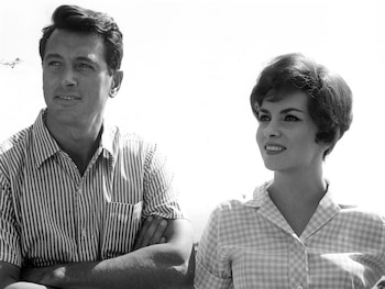 El actor estadounidense Rock Hudson