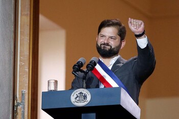 Con 36 años, Gabriel Boric