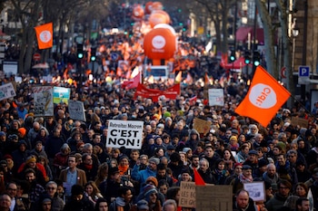 Protestas en París contra la