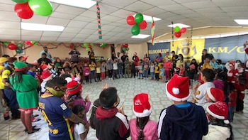 Uno de los agasajos navideños