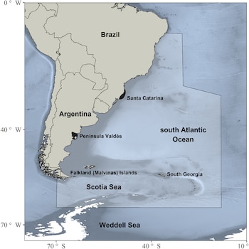 Este mapa muestra la distribución