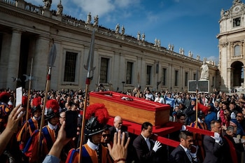 El cuerpo del papa Francisco