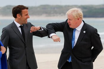 El presidente de Francia, Emmanuel