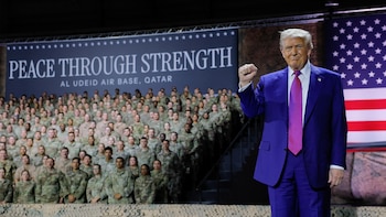 U.S. President Trump visits Qatar