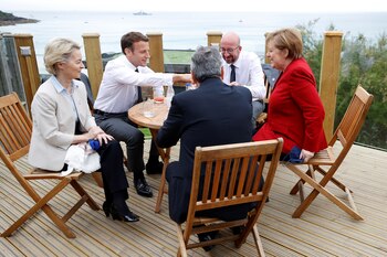 France's President Emmanuel Macron, European