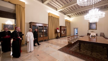 Pope Leo XIV visits the