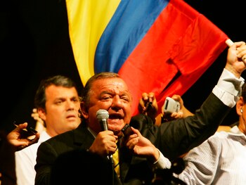 En la imagen, el empresario
