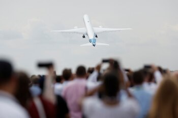 Exhibición del Boeing 777X (Reuters)