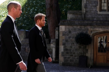 Los príncipes William y Harry