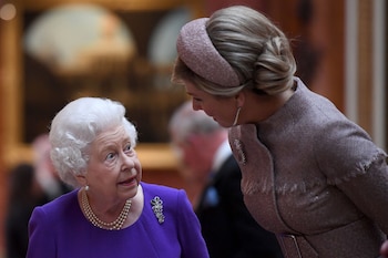 La reina Isabel II habla