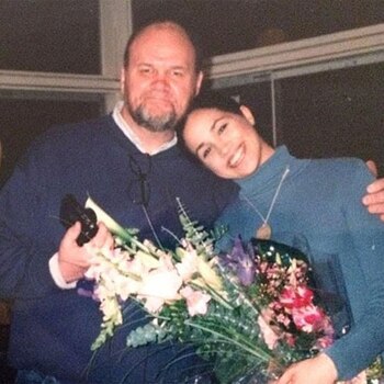 Meghan Markle y con su