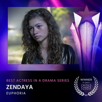 Zendaya ganó el premio a