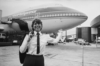 La piloto estadounidense Lynn Rippelmeyer,