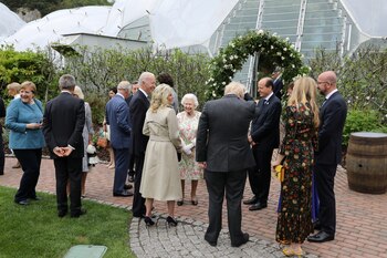 Merkel, Biden, Johnson y Michel