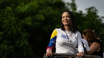 María Corina Machado entre las