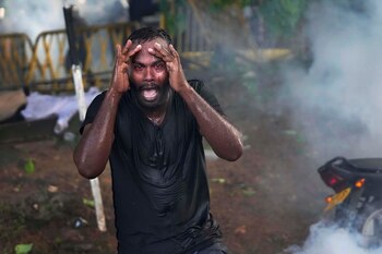 La policía reprime a manifestantes