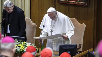 El papa Francisco junto a