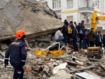 Varias personas buscan entre los