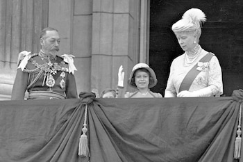La hoy reina Isabel II