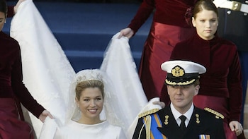 Máxima y Guillermo durante su