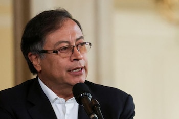 El presidente de Colombia, Gustavo