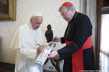 El papa Francisco y George