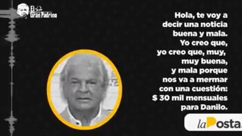 En uno de los audios