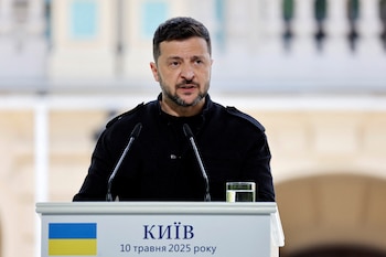 El presidente ucraniano, Volodimir Zelensky,