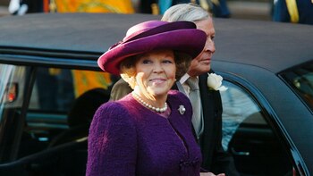 La reina Beatriz eligió un
