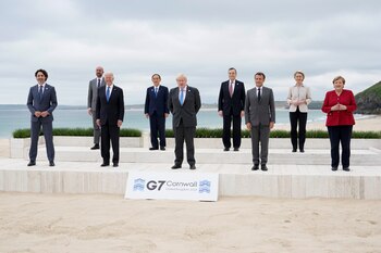 Líderes mundiales en la cumbre