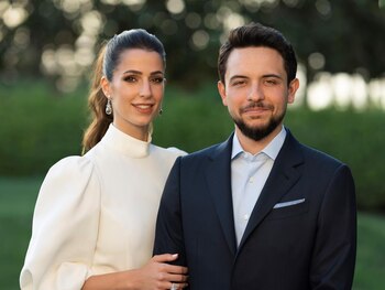 Hussein de Jordania y Rajwa