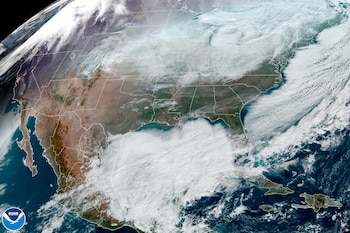 Esta imagen satelital proporcionada por