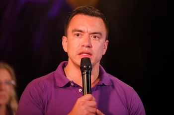 El presidente de Ecuador, Daniel