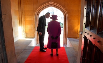 La reina Isabel II en