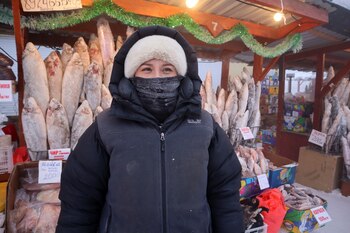 La vendedora de pescado Alyona