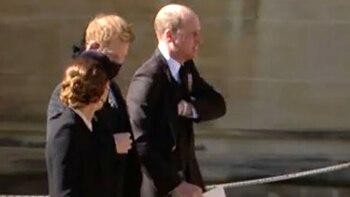 El príncipe William, Harry y