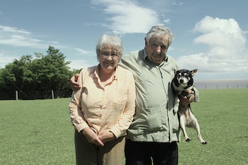 El ex presidente junto a
